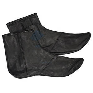 Calcetines de cuero marrón unisex hechos a medida con cremallera calcetines de equitación hechos a mano motocicleta a caballo equipo Medieval - Product Image 4