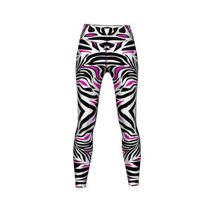 Printed <b>Women's</b> Mid <b>Leggings</b> Full Length Elastic Casual Stretch Breathable Lightweight Knitted Spandex/Nylon Quick Dry - Product Image 3