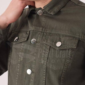 Veste en jean légère pour homme, veste en jean confortable pour homme, veste en jean streetwear pour homme - Product Image 4