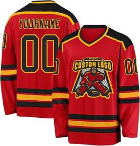 Uniforme de hockey sobre hielo de talla grande para adultos Diseño más popular con su propio logotipo - Product Image 3