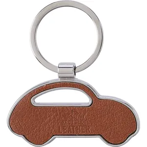 Portachiavi a Forma di Auto Riciclata, Gadget Promozionale Ecologico - Product Image 1