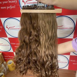 Tendance chaude cheveux vietnamiens haute qualité 100g Piano couleur droite machine extensions de cheveux de trame Super Double cheveux étirés 26 pouces - Product Image 1