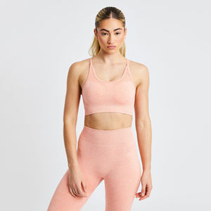 Ensemble de yoga sans manches pour femmes, 2 pièces 2024, sans couture, extensible, avec trous pour les pouces, léger, respirant et solide. - Product Image 5