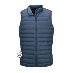 Personnalisé Hommes de Haute Qualité Polyester Hiver Gilet Sans Manches Bulle Bouffant Gilet Imperméable Coupe-Vent Décontracté Logo Décoration - Product Image 1