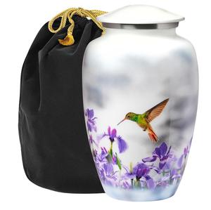 Urnes pour cendres humaines Femme adulte, Urnes funéraires décoratives, funéraires, Urnes funéraires pour femmes et hommes-Blanc, Large - Product Image 1