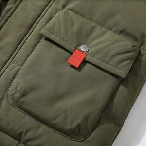 Veste d'hiver pour homme, imperméable, à capuche, parka, décontractée, élégante, vêtements d'extérieur chauds et isolés, vêtements pour adolescents - Product Image 5