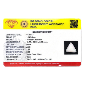 คริสตัลปะการังขาวธรรมชาติขนาด 6.7 กะรัต - Product Image 4