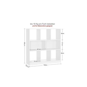 Modern Multi-Purpose Living Room <b>White</b> 8-Shelf Space-Saving Disassembled Split Design Chipboard Bookshelf <b>Bookcases</b> Bookshelves - Product Image 3