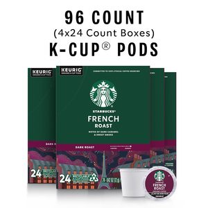 Capsules de café Starbucks K-Cup, café torréfié foncé chaud ou glacé, torréfaction française, 96 capsules Keurig - Product Image 2