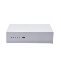 Clxlink SF05 Commutateur Ethernet rapide 1G haute performance 5 ports Full-Duplex Half-Duplex Mini boîtier plastique/métal Plug & Play