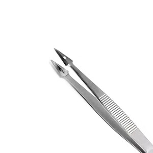 Pince à épiler droite Carmalt Splinter finition Dall pince à épiler Carmalt en acier allemand pour chirurgie - Product Image 5