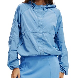 เสื้อแจ็คเก็ตมีฮู้ดแบบมีซิปสำหรับใส่ออกกำลังกายกลางแจ้งใส่ในยิมฟิตเนสน้ำหนักเบาใส่ได้ทั้งชายและหญิง - Product Image 1