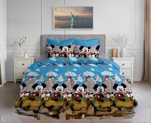 100% algodón estampado Floral ecológico tamaño King colcha fundas de almohada edredón diseños personalizados ropa de cama para el hogar - Product Image 2