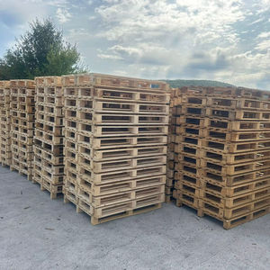 Palé reversible grande de madera, duradero, resistente, 48X40, palés de madera de pino, precio barato, venta - Product Image 1