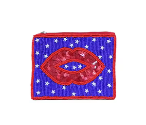 Pochette Kiss Lock Change Purse Mini Portefeuilles Beaux porte-monnaie brodés Dernière conception par MD HANDICRAFTS - Product Image 1