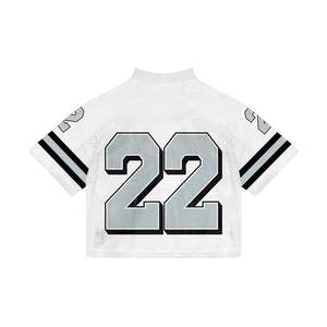 Camiseta de fútbol de malla corta de secado rápido para hombre, camisetas deportivas atléticas con estampado de números de tela transpirable de gran tamaño - Product Image 2