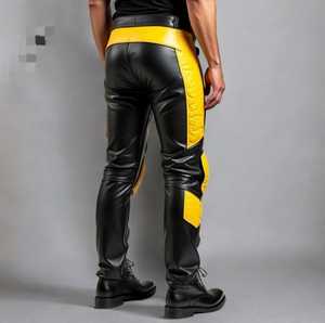 Pantalon en cuir avec logo personnalisé pour unisexe, pour un usage quotidien - Product Image 5