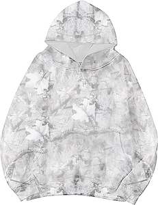 Sudadera con capucha de gran tamaño con estampado personalizado para mujer Sudadera de manga larga OEM Jersey de etiqueta privada Suministro al por mayor - Product Image 1