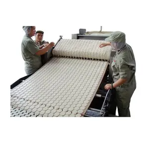 Volautomatische Gas Verwarmde Rijstcracker Verwerkingsmachine/Sneeuw Rijst Cracker Bakapparatuur Machines Voor Kleine Bedrijven