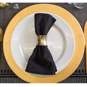 Porte-rond de serviette en or de conception classique forme personnalisée anneau de serviette décoratif de Table d'hôtel pour la meilleure vente - Product Image 1