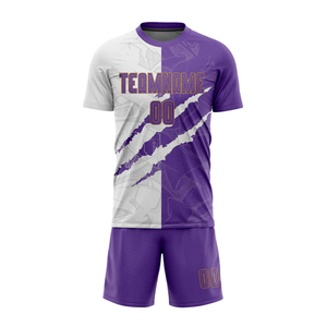 La mejor calidad Unisex 100% poliéster deportes entrenamiento conjuntos sublimación uniformes para todos los géneros fútbol Jersey Top Calcetines - Product Image 5