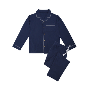 Conjunto de pijama de mujer con estampado personalizado de fábrica directo, conjunto de ropa de dormir de bambú transpirable Extra suave para mujer, conjunto de ropa de noche elástica - Product Image 1