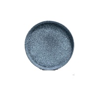 Assiette de présentation en métal réutilisable de haute qualité avec motif végétal pour la maison, les restaurants et les fêtes