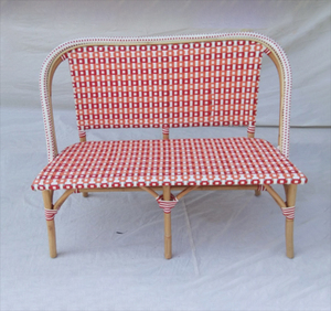 Boho Cane Living Chair Juego de ratán sintético natural - Product Image 1