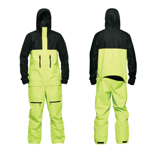 Wholesale Price Men's One Piece Ski Jumpsuit Waterproof Windproof Breathable Quick Dry Custom Logo Custom Color <b>Snow</b> Wear - Product Image 1