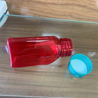 30ml PET Plastique Vide Liquide Médecine Préparation Pharmaceutique Transparent Ambre Érable Maigre Sirop contre la Toux Bouteille