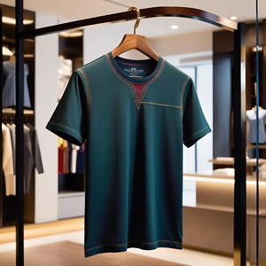 Cao Cấp 100% Cotton T-Shirts Chất Lượng Cao Tùy Chỉnh Tees Với Tốt Khâu Mềm Mại Cảm Thấy Mô Hình Rắn Logo Tùy Chọn In Ấn Bao Gồm - Product Image 1