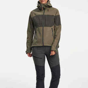 Chaqueta Cortavientos Impermeable para Mujer, Chaqueta con Capucha de Softshell para Senderismo, Chaqueta Transpirable con Cremallera de Softshell para Mujer - Product Image 4