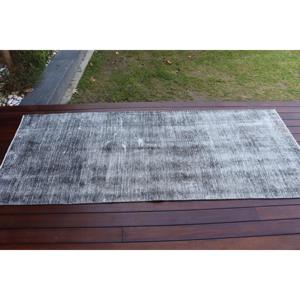 พรมวินเทจลายออมเบร์สีเทา ขนาด 3.1x7.2 ฟุต (93x219 ซม.) สไตล์ตุรกี - Product Image 3