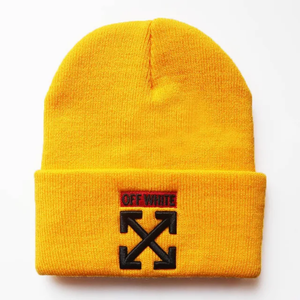 Logo de broderie personnalisé d'usine OEM quatre saisons unisexe réglable 100% acrylique doux tricoté à revers doublé satin bonnet tête de mort - Product Image 2