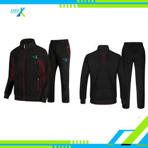 Survêtement athlétique à fermeture éclair intégrale pour hommes, survêtement deux pièces, jogging décontracté, ensemble de vêtements de sport et d'échauffement - Product Image 4