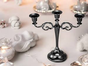 Candelabro de 5 brazos de aluminio plateado, el más vendido, perfecto para bodas, fiestas y elegantes decoraciones de Mesa para el hogar - Product Image 6