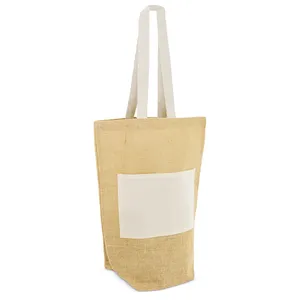 Customizable Brogrund Jute Tote Bags for Merchandising Premium Promotional Product - Product Image 1