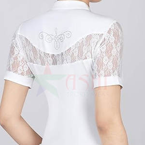 Camisa de Equitación Premium para Mujer, Ajuste Regular Profesional, Impermeable, Resistente al Viento, Spandex/Poliéster - Product Image 2