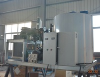 Nouvelle technologie Haiyue, machine à glace en flocons de 5 tonnes et 10 tonnes pour la transformation du poisson et la fabrication de glace en flocons commerciale pour le béton