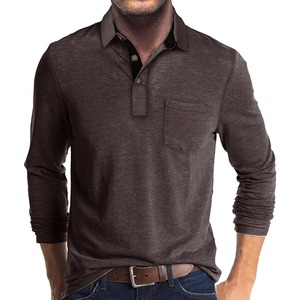 BROWON 2024 Autumn Fashion Men's T-Shirt Plus Size 5XL with Patchwork Collar Long Sleeve Colorful Short Sleeve Men's <strong>Clothing</strong> - Product Image 1