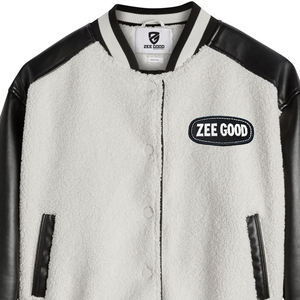 Chaqueta acolchada de lana de alta calidad OEM para hombre, capucha de béisbol de estilo urbano, lona para exteriores de invierno, 100% algodón, opciones personalizadas en la parte delantera - Product Image 5