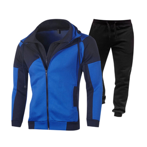 Survêtement d'hiver unisexe personnalisé Sweat à capuche et pantalon en molleton à la mode avec couleurs et impression personnalisées - Product Image 1