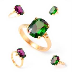 แหวนเงินเซอร์คอนมรกตเครื่องประดับแฟชั่นแหวนเงินแท้ของผู้หญิงแหวนเครื่องประดับชั้นสูงสำหรับ925 - Product Image 2