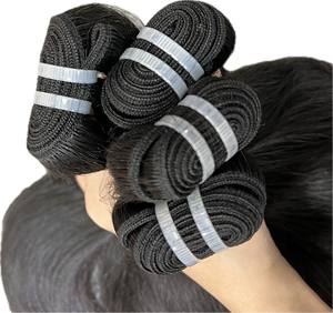 Venta al por mayor 30 pulgadas de longitud estirada 44 + colores Cambodian Natural Wave Extensiones de cabello frontal Raw Virgin HD Lace - Product Image 2