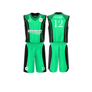 Ensemble d'uniformes de basket-ball personnalisés, jersey et short en polyester respirant à séchage rapide, vêtements de sport d'équipe pour hommes, femmes et jeunes - Product Image 6