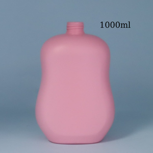 ขวดพลาสติก HDPE สีชมพู1000มล. เหมาะสำหรับแชมพู/ครีมนวดผมเจลอาบน้ำและบอดี้โลชั่นพร้อมฝาพับ - Product Image 3