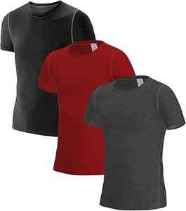 Camiseta Deportiva para Hombre, de Secado Rápido, Ajustada, para Fisicoculturismo, de Poliéster, Camisetas de Fitness para Hombre, Camisetas de Gimnasio para Hombre - Product Image 6