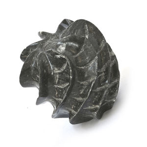 2024 Hot Selling Handmade <b>Black</b> Marble Spiral-Shaped Candle <b>Holder</b> for Hotels Restaurants Decoration Stone Candle <b>Holders</b> - Product Image 2