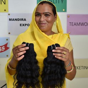 100% Cuticule Aligné Vierge Vietnamien Extensions de Cheveux Couleur Noir Crépus Bouclés Bundles Weave Waves Pas Cher Temple Cheveux Humains - Product Image 2