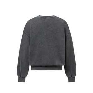 เสื้อสเวตเชิ้ตคอกลมคุณภาพสูง แบบเรียบ ทรงโอเวอร์ไซส์ รับสกรีนโลโก้ เสื้อสเวตเชิ้ตผ้าเฟรนช์เทอร์รี่เนื้อหนา ผู้ผลิต - Product Image 2